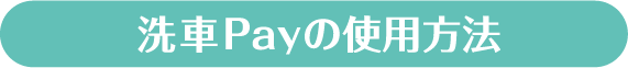 洗車Payの使用方法